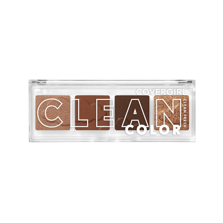 Soft as a cloud, with COVERGIRL Clean Fresh Clean Color Eyeshadow what you see is exactly what you get. Universally flattering, this eyeshadow boasts 3 different finishes that glide effortlessly onto your skin in one swift swipe. The sky is the limit with these matte, metallic and shimmer shades!