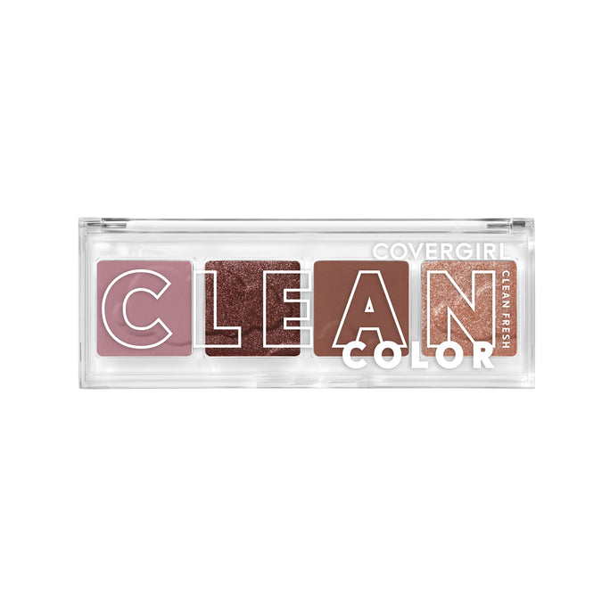 Soft as a cloud, with COVERGIRL Clean Fresh Clean Color Eyeshadow what you see is exactly what you get. Universally flattering, this eyeshadow boasts 3 different finishes that glide effortlessly onto your skin in one swift swipe. The sky is the limit with these matte, metallic and shimmer shades!