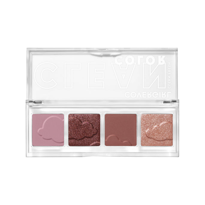 Soft as a cloud, with COVERGIRL Clean Fresh Clean Color Eyeshadow what you see is exactly what you get. Universally flattering, this eyeshadow boasts 3 different finishes that glide effortlessly onto your skin in one swift swipe. The sky is the limit with these matte, metallic and shimmer shades!