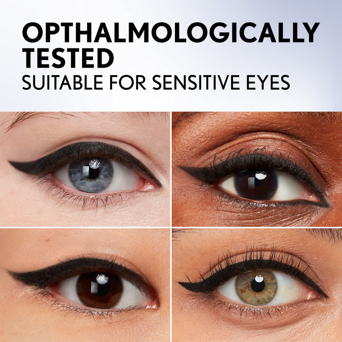 This Covergirl Perfect Point Plus Ink Gel Eye Pencil glides like gel and stays on like ink with a clean, vegan formula that's infused with vitamin E and ceramide. Formulated without paraben, talc, mineral oil, and fragrance, the highly pigmented matte and shimmery gel eyeliner shades provide instant color payoff. Easy