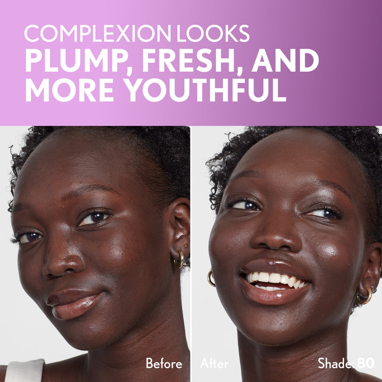 Covergirl Simply Ageless Skin Perfector Essence Foundation, Tinted Skin Perfector, Skincare Makeup Hybrid, Sheer Tint, Radiant Finish, Skin-Like Finish, Vegan Formula, 1.05oz