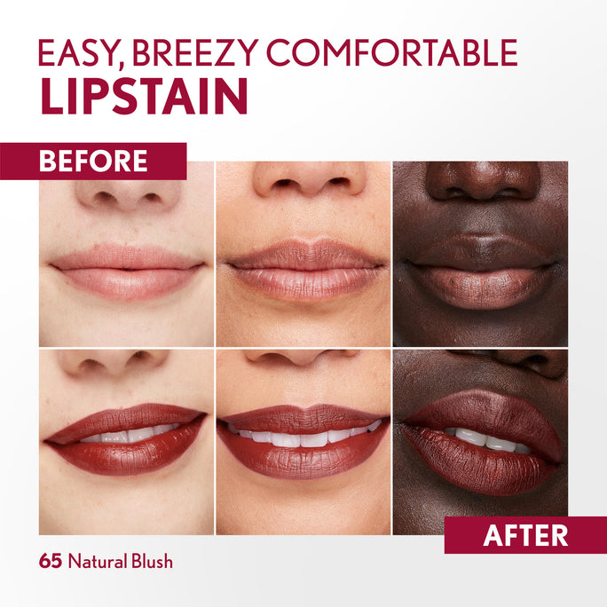 Non-drying, lightweight buildable lipstain that stays put, doesn’t feel tight and feels fresh all day. In just 1 swipe, color glides on smooth and precision pen allows for an effortless application. Try this stain as a lip liner for your perfect lip combo look.