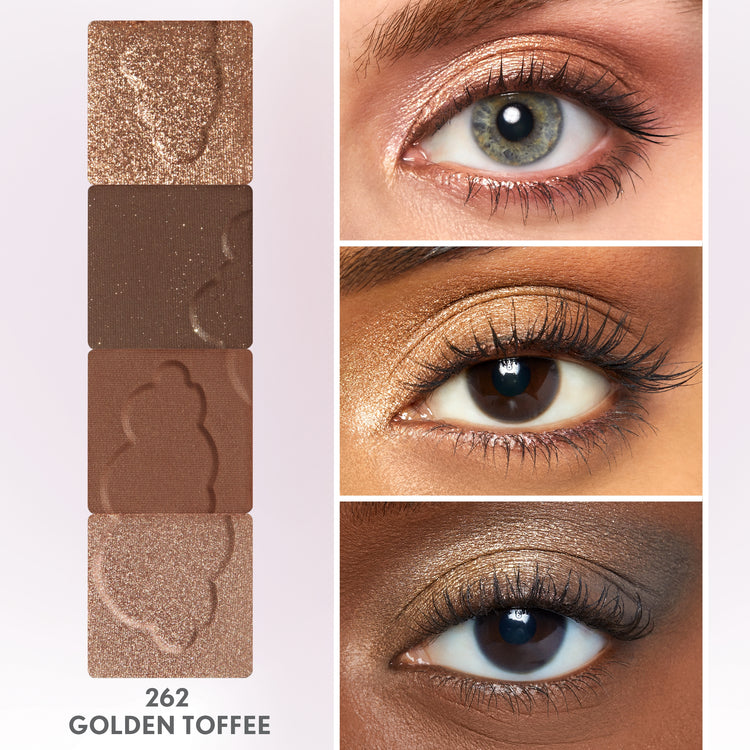 Soft as a cloud, with COVERGIRL Clean Fresh Clean Color Eyeshadow what you see is exactly what you get. Universally flattering, this eyeshadow boasts 3 different finishes that glide effortlessly onto your skin in one swift swipe. The sky is the limit with these matte, metallic and shimmer shades!