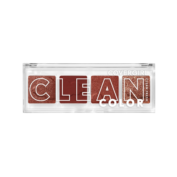Soft as a cloud, with COVERGIRL Clean Fresh Clean Color Eyeshadow what you see is exactly what you get. Universally flattering, this eyeshadow boasts 3 different finishes that glide effortlessly onto your skin in one swift swipe. The sky is the limit with these matte, metallic and shimmer shades!