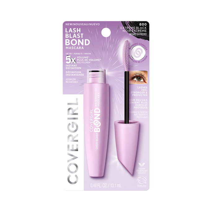 Lock in instant definition and volume with Lash Blast Bond Mascara! Formula, infused with bonding complex, visibly improves lash quality while delivering 5x more volume* in one coat.