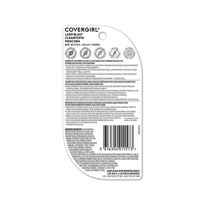 The Covergirl Lash Blast Cleantopia Mascara is the brand’s first plant-powered clean vegan mascara formulated with 100% cellulose plant fibers. Its clean, vegan formula is made with 72% natural origin ingredients and infused with aloe leaf extract, ceramide and sustainably sourced rainforest maracuja oil. The hourglass