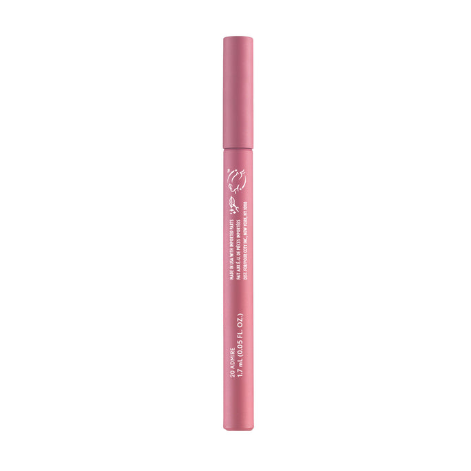 Non-drying, lightweight buildable lipstain that stays put, doesn’t feel tight and feels fresh all day. In just 1 swipe, color glides on smooth and precision pen allows for an effortless application. Try this stain as a lip liner for your perfect lip combo look.