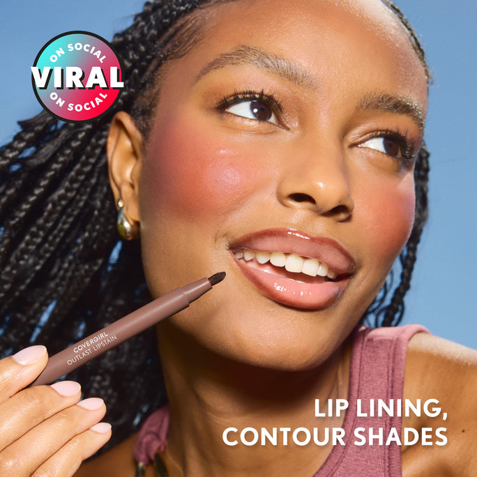 Non-drying, lightweight buildable lipstain that stays put, doesn’t feel tight and feels fresh all day. In just 1 swipe, color glides on smooth and precision pen allows for an effortless application. Try this stain as a lip liner for your perfect lip combo look.