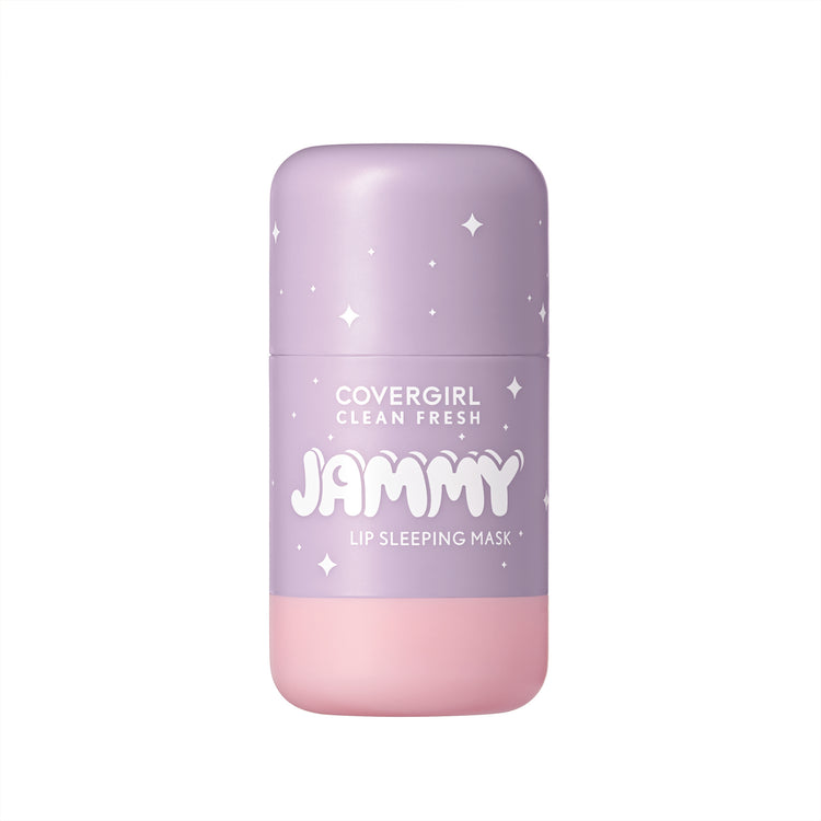 Wake up to glowy, restored lips with the COVERGIRL Clean Fresh Jammy Lip Sleeping Mask. The thick, creamy formula is infused with Vitamin E and Shea Butter and over 90% moisturizing ingredients, including antioxidant-rich Avocado and Grape Seed oils. It works overnight to visibly firm and reduce the look of lip lines,
