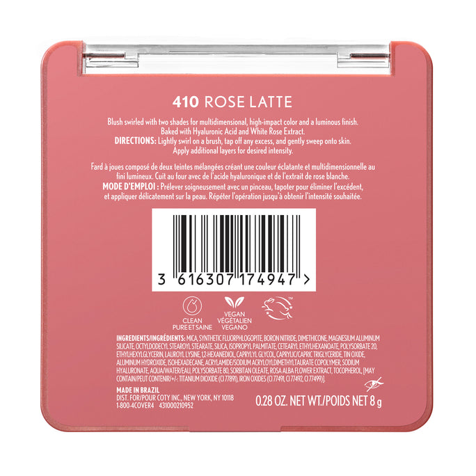 Get cheeky with the TruBlend Skin Enhancer Baked Luminous Blush. Swirled with two shades for unique, multidimensional, high-impact pop and a luminous finish. Baked with Hyaluronic Acid and White Rose Extract to help hydrate and soothe skin. Available in 4 shades.