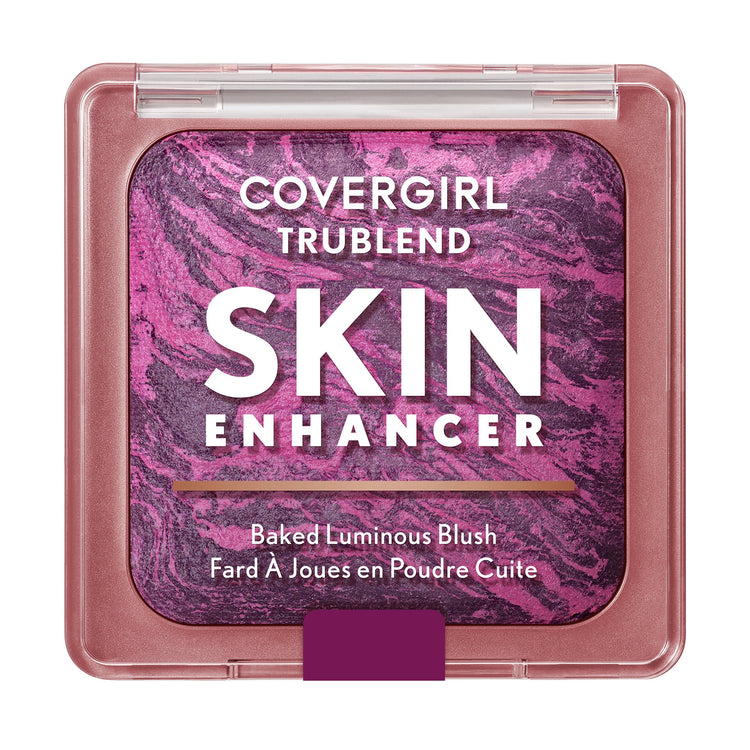 Get cheeky with the TruBlend Skin Enhancer Baked Luminous Blush. Swirled with two shades for unique, multidimensional, high-impact pop and a luminous finish. Baked with Hyaluronic Acid and White Rose Extract to help hydrate and soothe skin. Available in 4 shades.