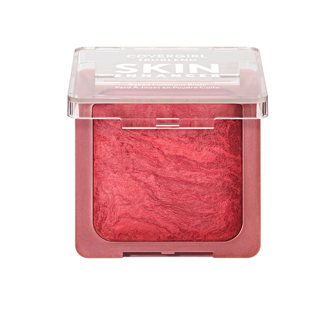 Get cheeky with the TruBlend Skin Enhancer Baked Luminous Blush. Swirled with two shades for unique, multidimensional, high-impact pop and a luminous finish. Baked with Hyaluronic Acid and White Rose Extract to help hydrate and soothe skin. Available in 4 shades.