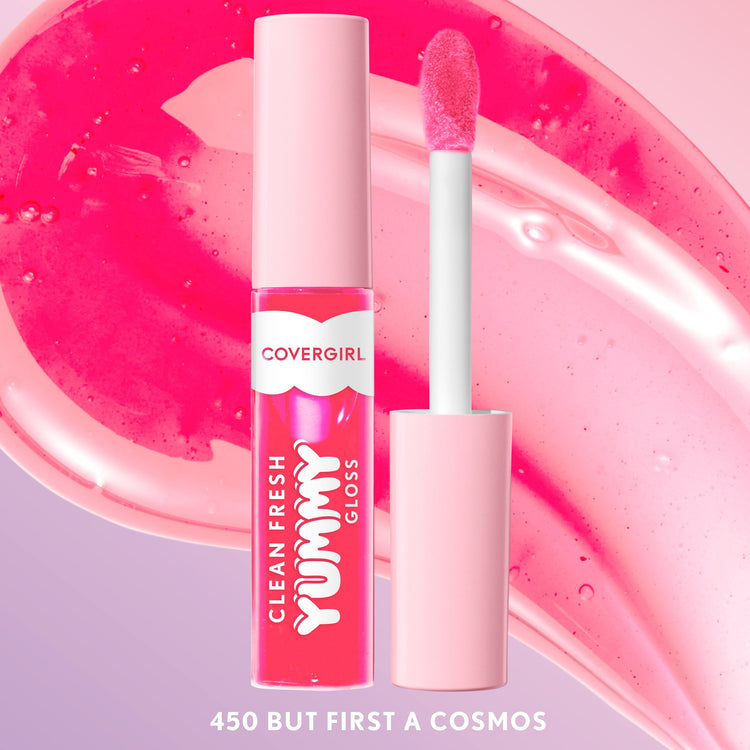 Uncover the secret to supple, scrumptious lips in a single swipe with Covergirl Clean Fresh Yummy Gloss. Infused with naturally derived antioxidants and hyaluronic acid for instant hydration, this Covergirl lip gloss makes your pout feel nourished, fuller and healthier. Cruelty- and gluten-free, the vegan formula of ou
