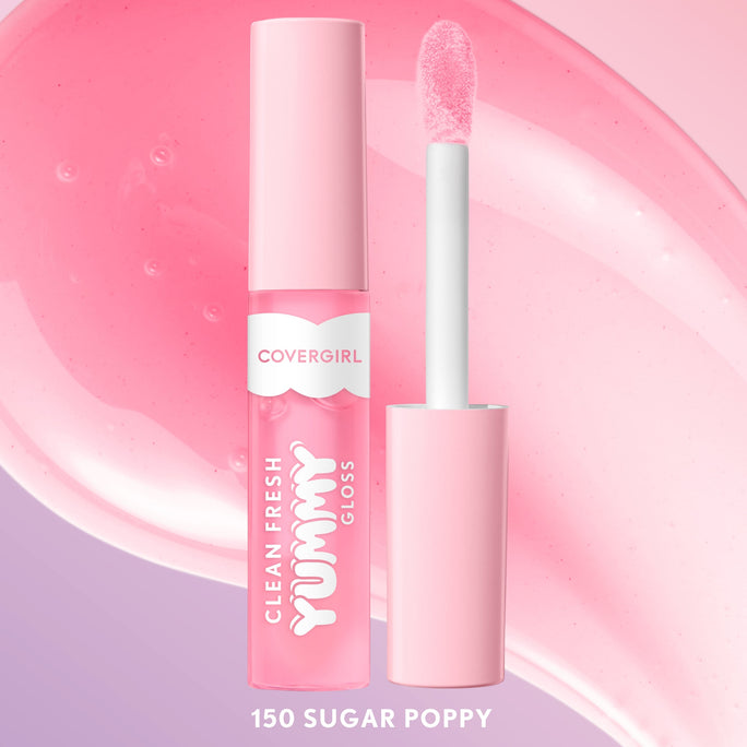 Uncover the secret to supple, scrumptious lips in a single swipe with Covergirl Clean Fresh Yummy Gloss. Infused with naturally derived antioxidants and hyaluronic acid for instant hydration, this Covergirl lip gloss makes your pout feel nourished, fuller and healthier. Cruelty- and gluten-free, the vegan formula of ou