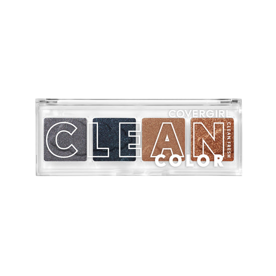 Soft as a cloud, with COVERGIRL Clean Fresh Clean Color Eyeshadow what you see is exactly what you get. Universally flattering, this eyeshadow boasts 3 different finishes that glide effortlessly onto your skin in one swift swipe. The sky is the limit with these matte, metallic and shimmer shades!