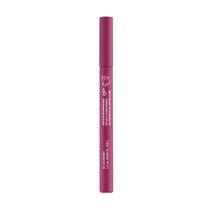 Non-drying, lightweight buildable lipstain that stays put, doesn’t feel tight and feels fresh all day. In just 1 swipe, color glides on smooth and precision pen allows for an effortless application. Try this stain as a lip liner for your perfect lip combo look.