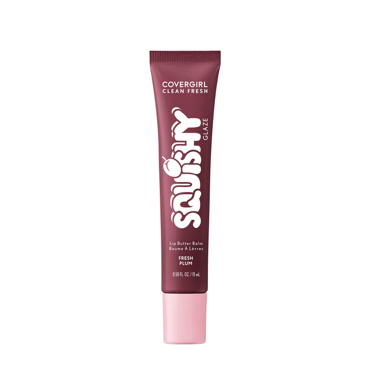 Get squishy hydration and bouncy shine with Clean Fresh Squishy GlazeTM Lip  Butter Balm. This tinted glaze bursting with irresistibly squishy flavor delivers up to 9 hours of hydration. Lips look fuller, plump and supple smooth. The buttery formula, infused with Essential Fatty Acids, Hyaluronic Acid, Shea Butter, and