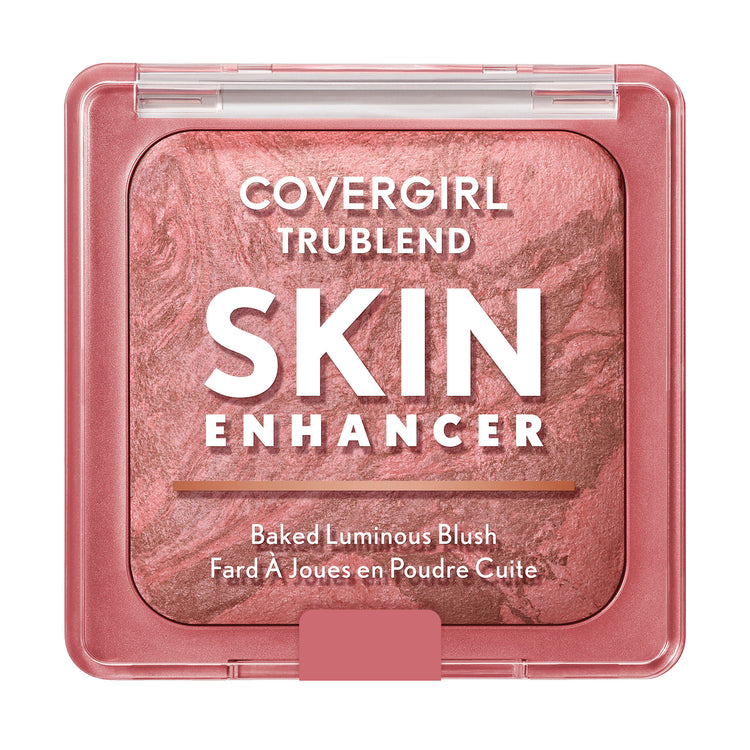 Get cheeky with the TruBlend Skin Enhancer Baked Luminous Blush. Swirled with two shades for unique, multidimensional, high-impact pop and a luminous finish. Baked with Hyaluronic Acid and White Rose Extract to help hydrate and soothe skin. Available in 4 shades.