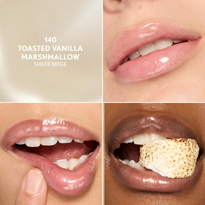 Get squishy hydration and bouncy shine with Clean Fresh Squishy GlazeTM Lip  Butter Balm. This tinted glaze bursting with irresistibly squishy flavor delivers up to 9 hours of hydration. Lips look fuller, plump and supple smooth. The buttery formula, infused with Essential Fatty Acids, Hyaluronic Acid, Shea Butter, and