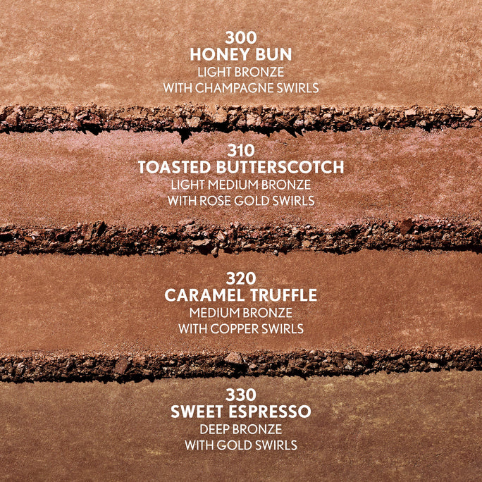 Get a “just-off-the-beach” glow with the COVERGIRL TruBlend Skin Enhancer Baked Luminous Bronzer. Swirled with two shades for unique, multidimensional, sun-kissed warmth and a luminous finish. Baked with Hyaluronic Acid and White Rose Extract to help hydrate and soothe skin. Available in 4 shades.