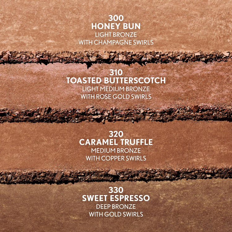 Get a “just-off-the-beach” glow with the COVERGIRL TruBlend Skin Enhancer Baked Luminous Bronzer. Swirled with two shades for unique, multidimensional, sun-kissed warmth and a luminous finish. Baked with Hyaluronic Acid and White Rose Extract to help hydrate and soothe skin. Available in 4 shades.